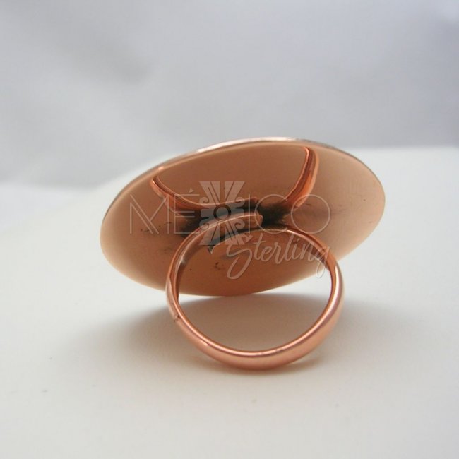 Handmade Silver and Copper Ring