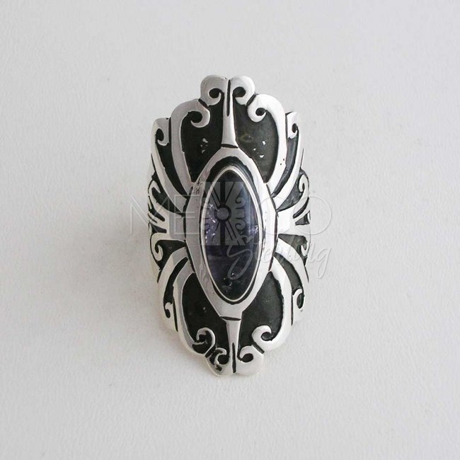 Taxco Wild Flowers Silver Ring