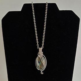 Stainless steel Labradorite Necklace-Chain Stainless steel Labradorite Necklace-Chain