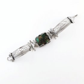 Stainless Steel And Agate Bracelet Stainless Steel And Agate Bracelet