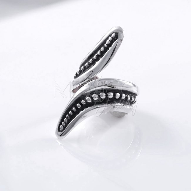 Oxidized Silver Taxco Peaks Ring