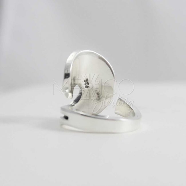Playful Silver Dolphin Taxco Ring